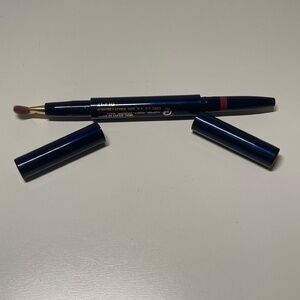 READ Estee Lauder AUTOMATIC Lip Pencil DUO Lipstick Liner in FIG 21 TESTER